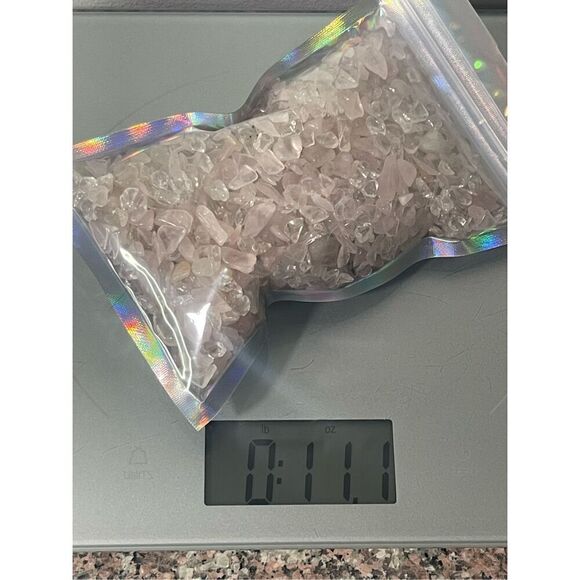 ✨Clear and Rose Quartz Chips - Picture 6 of 7